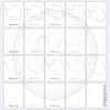 Montessori Antarctica tracing card set showcasing multiple page designs with dotted outlines and handwriting practice. Perfect for geography lessons and fine motor development in Montessori classrooms and homeschooling.