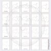 Montessori Australia tracing card set showcasing multiple page designs with dotted outlines and handwriting practice. Perfect for geography lessons and fine motor development in Montessori classrooms and homeschooling.